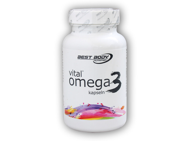 Best Body Nutrition Vital Omega 3 120 kapslí + DÁREK ZDARMA
