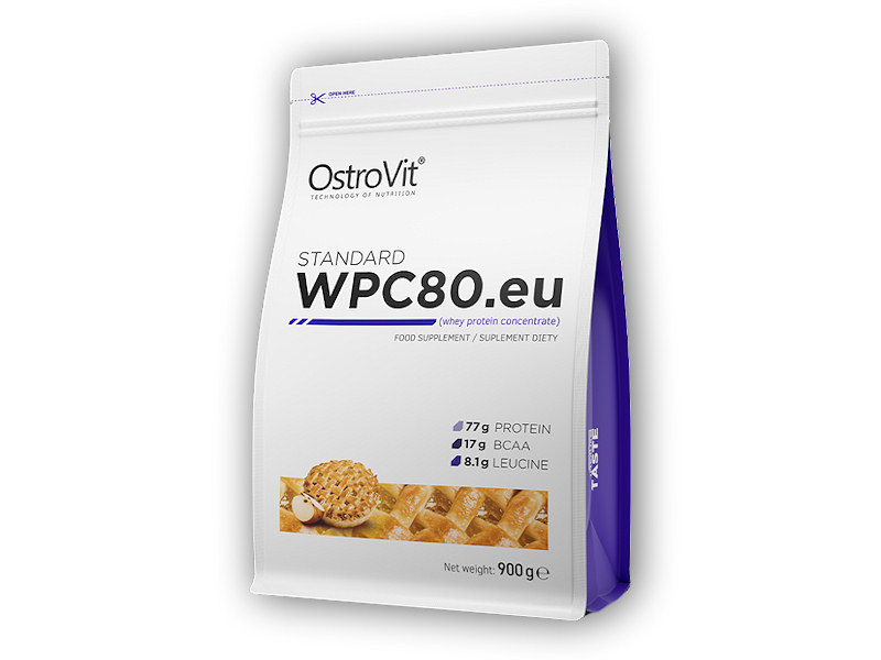 Ostrovit Standard WPC 80.eu protein 900g + šťavnatá tyčinka ZDARMA Varianta: čokoláda + DÁREK ZDARMA