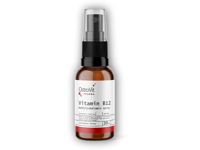 Ostrovit Pharma Vitamin B12 methylcobalamin spray 30ml + DÁREK ZDARMA