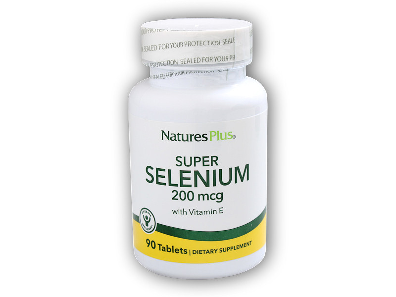 Nature´s Plus Super Selenium + Vitamin E 90 tablet + DÁREK ZDARMA