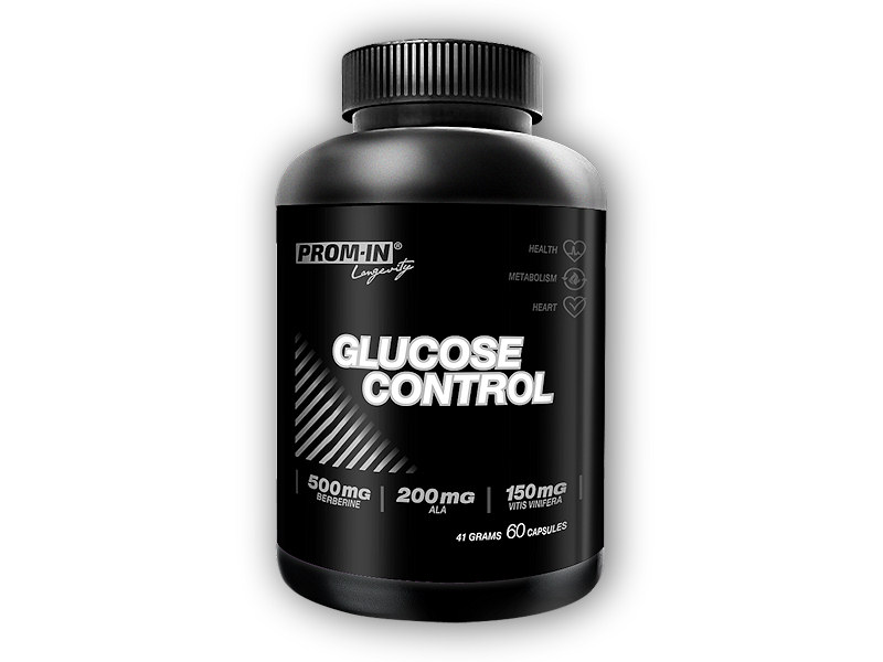 PROM-IN Glucose Control 60 kapslí + šťavnatá tyčinka ZDARMA + DÁREK ZDARMA