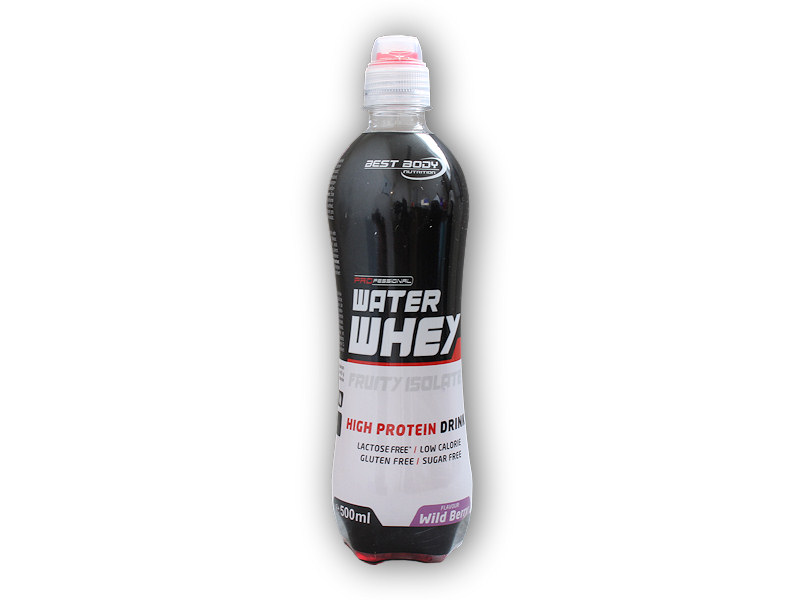 Best Body Nutrition Clear water whey isolate drink RTD 500ml Varianta: zelené jablko + DÁREK ZDARMA