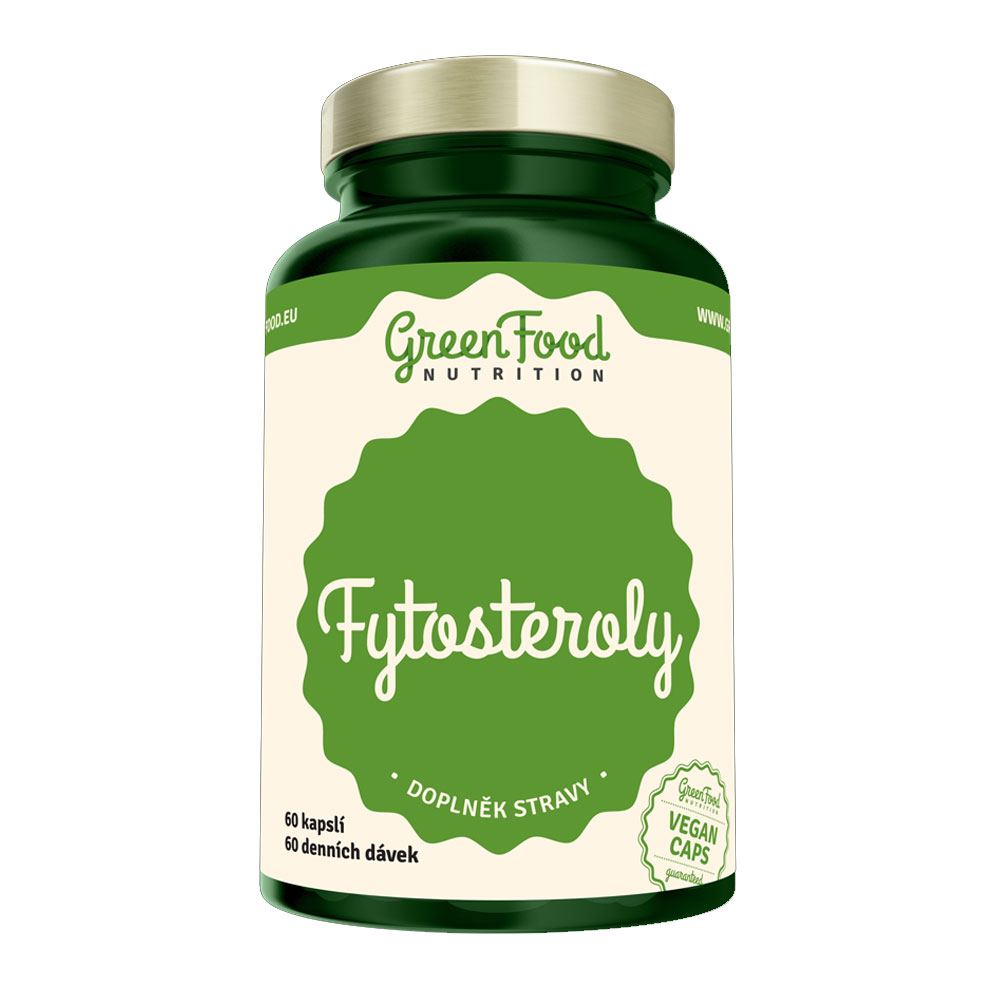 GreenFood Nutrition Fytosteroly 60 vegan kapslí + DÁREK ZDARMA