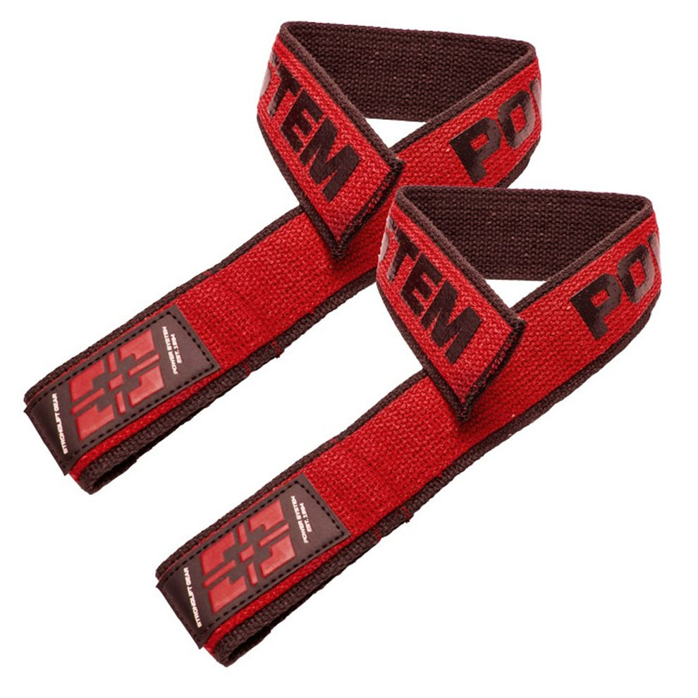 Power System LIFTING STRAPS DUPLEX trhačky - 3401 Varianta: black-red + DÁREK ZDARMA