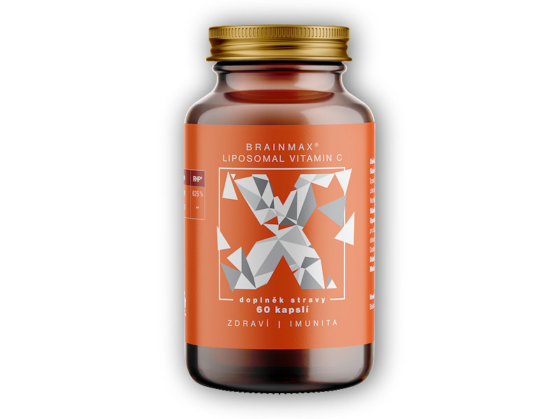 BrainMax Liposomal Vitamin C 500mg UPGRADE 60 kapslí + šťavnatá tyčinka ZDARMA + DÁREK ZDARMA