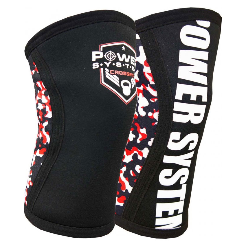 Power System Bandáž na koleno CROSSFIT KNEE SLEEVES Varianta: S/M 30cm-36cm + DÁREK ZDARMA