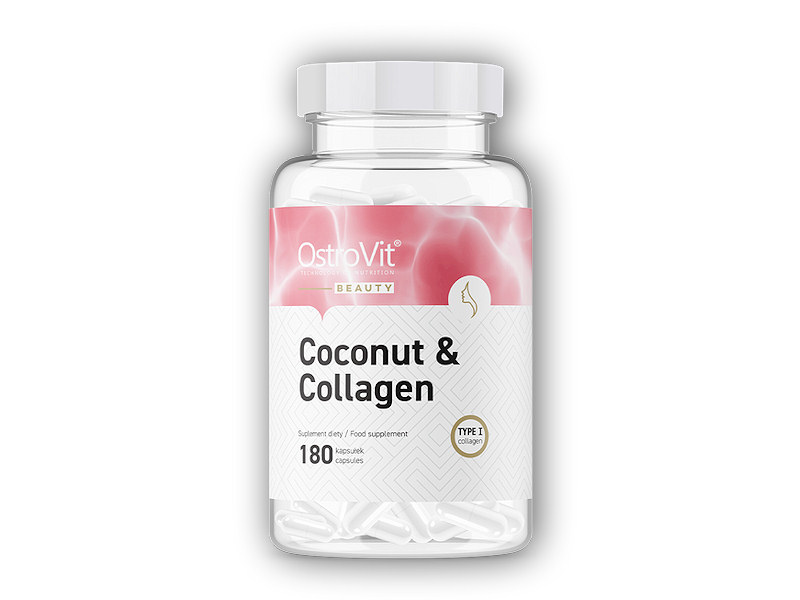 Ostrovit Marine collagen + MCT oil from coconut 180 kapslí + DÁREK ZDARMA