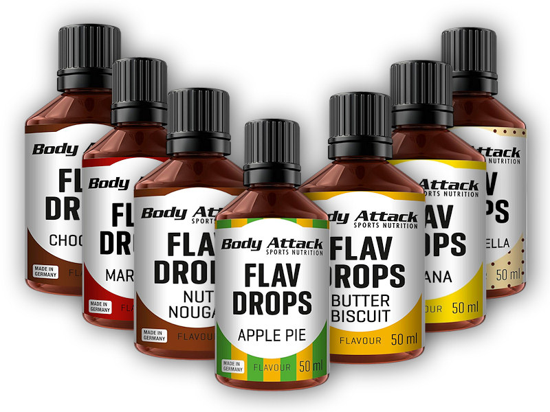 Body Attack Body Attack Flav Drops 50ml Varianta: banana