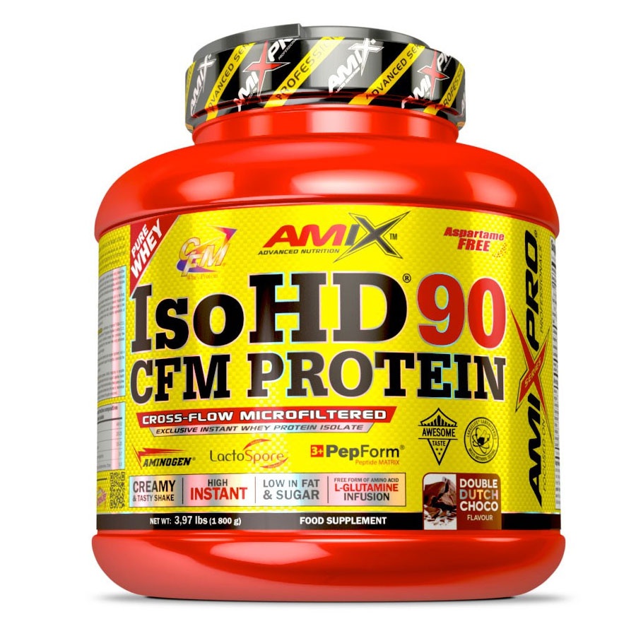 Amix Pro Series IsoHD 90 CFM Protein 800g + šťavnatá tyčinka ZDARMA Varianta: double dutch chocolate + DÁREK ZDARMA