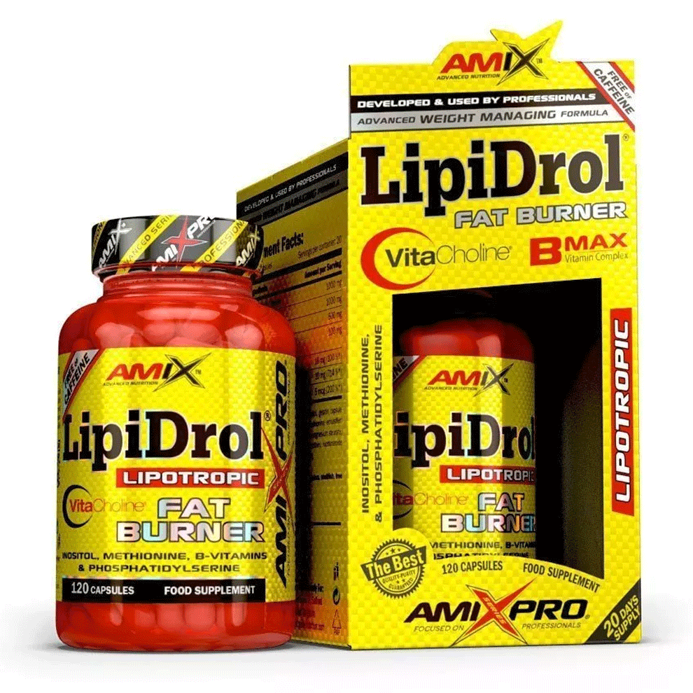 Amix Pro Series LipiDrol Fat Burner 300 kapslí + šťavnatá tyčinka ZDARMA + DÁREK ZDARMA