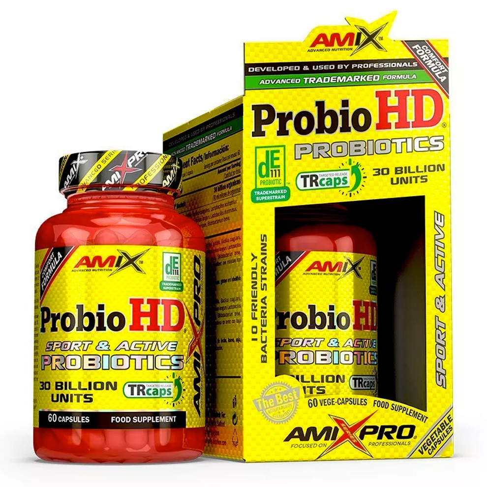 Amix Pro Series ProbioHD Probiotics 30 bilon units BOX 60 kapslí + šťavnatá tyčinka ZDARMA + DÁREK ZDARMA