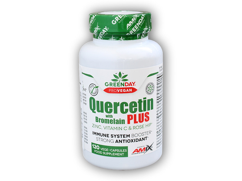 Amix GreenDay ProVEGAN Quercetin with Bromelain 120cps + DÁREK ZDARMA