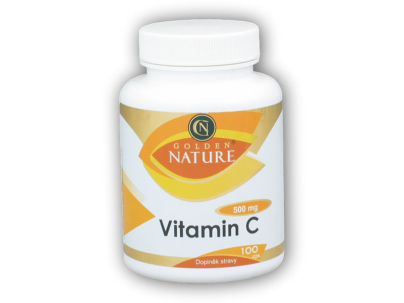 Golden Natur Vitamín C 500mg 100 kapslí + DÁREK ZDARMA