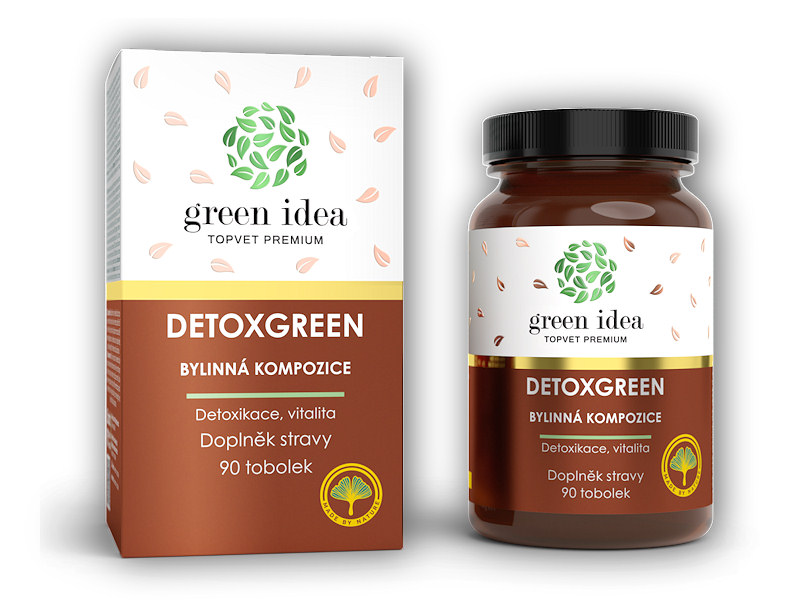 Green Idea Detoxgreen 90 tobolek + DÁREK ZDARMA