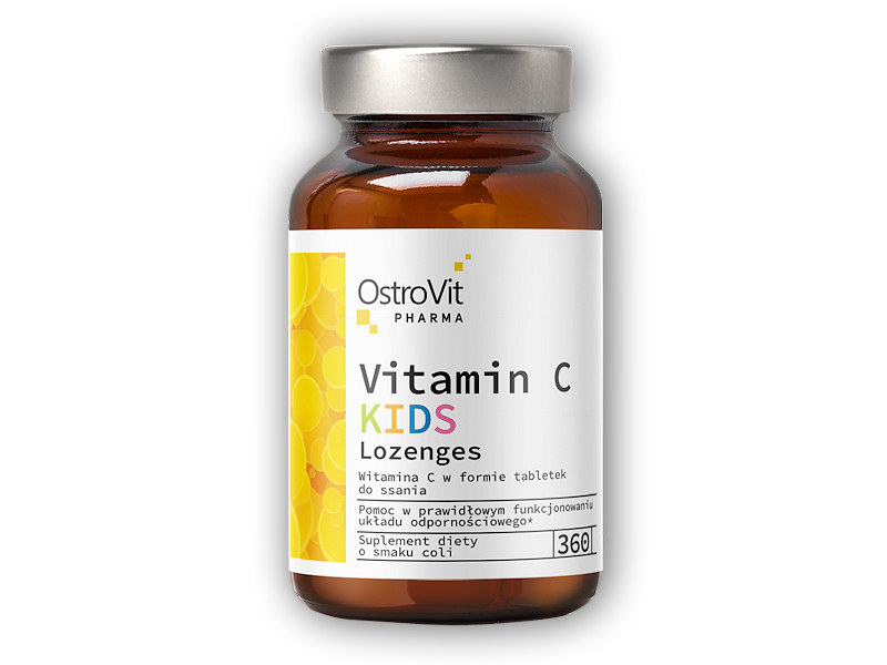 Ostrovit Pharma vitamin C kids lozenges 360 tablet dětský vitamín C cola + DÁREK ZDARMA