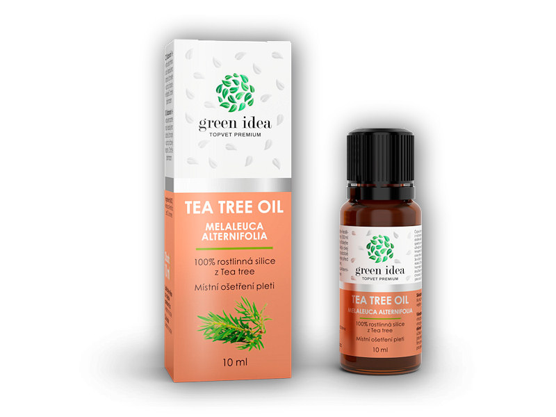 Green Idea Tea tree oil - rostlinná silice 10ml + DÁREK ZDARMA