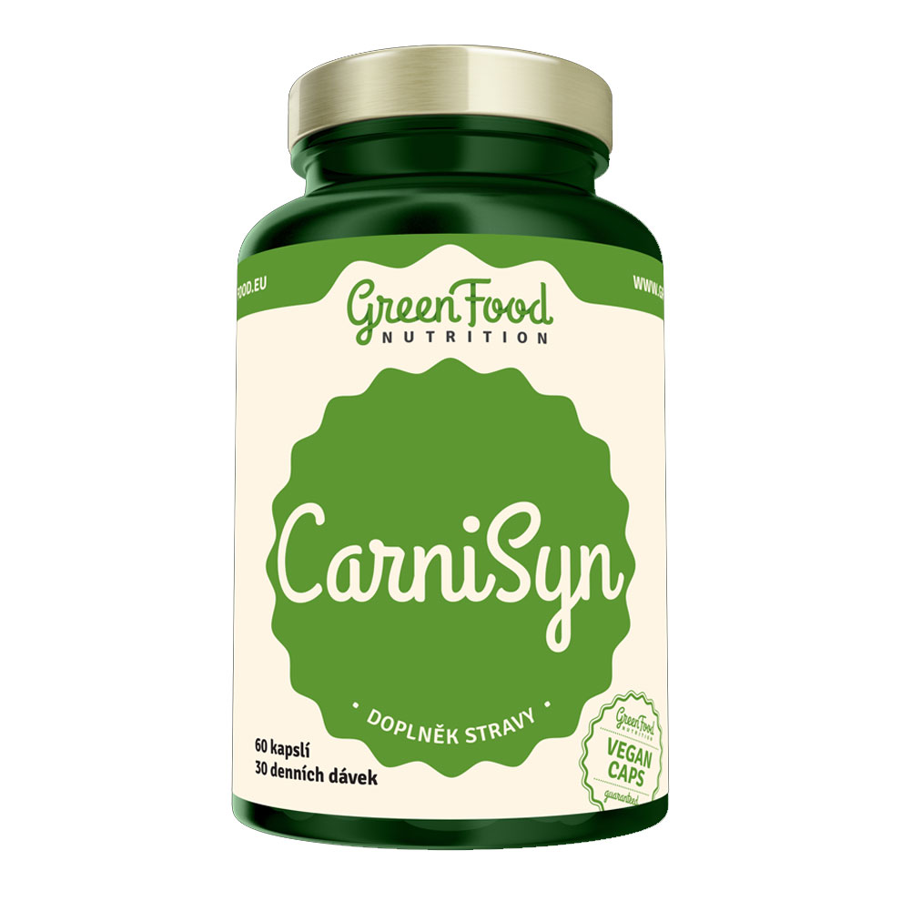 GreenFood Nutrition CarniSyn 60 vegan kapslí + DÁREK ZDARMA