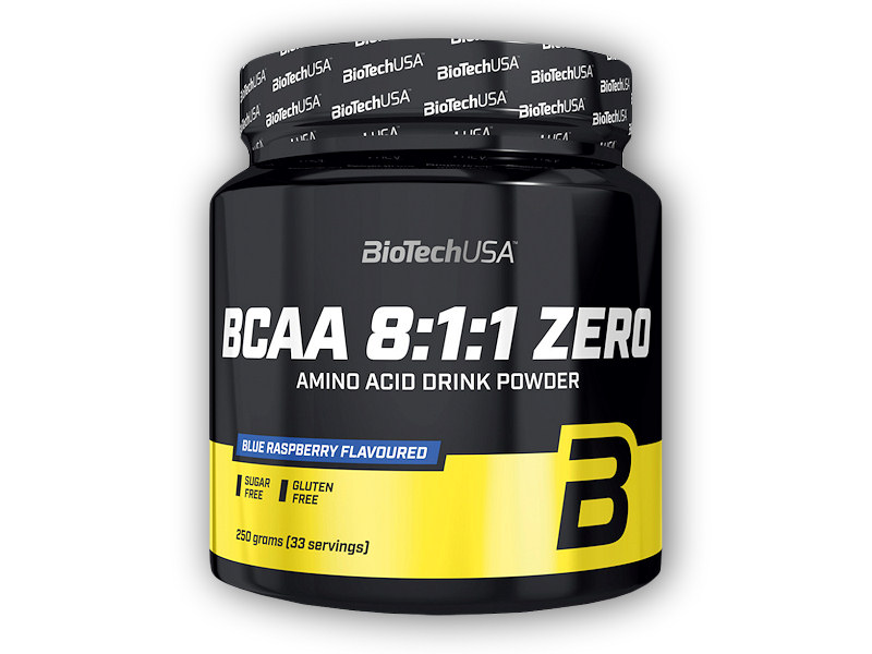 BioTech USA BCAA 8:1:1 Zero 250g Varianta: cola + DÁREK ZDARMA