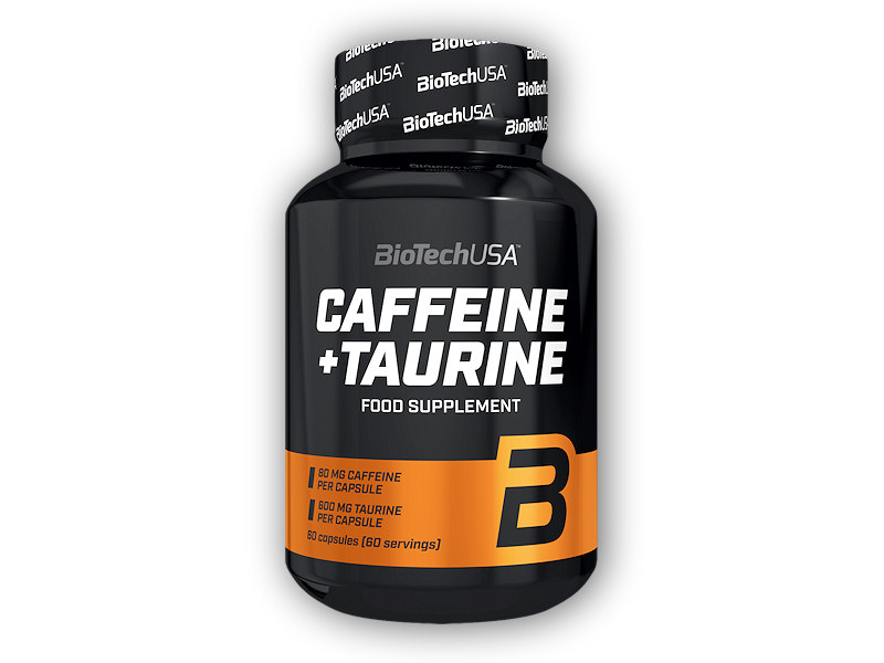BioTech USA Caffeine + Taurine 60 kapslí + DÁREK ZDARMA