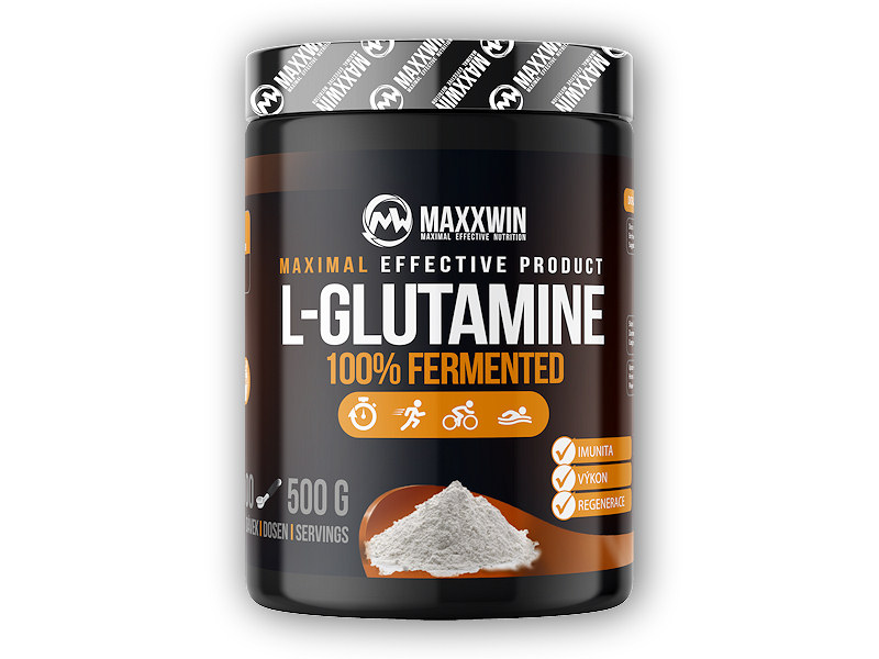 MAXXWIN L-Glutamine 100% Fermented 500g + DÁREK ZDARMA