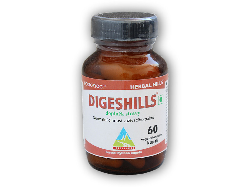 Herbal Hills Digeshills 60 vege kapslí + DÁREK ZDARMA