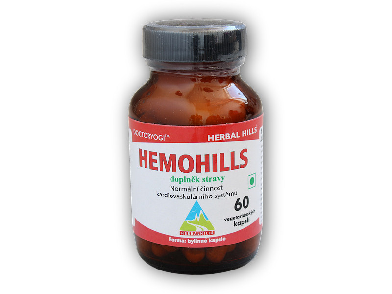 Herbal Hills Hemohills 60 vege kapslí + DÁREK ZDARMA