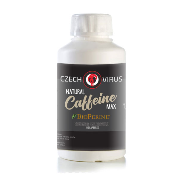 Czech Virus Natural Caffeine Max 200mg 100 kapslí + DÁREK ZDARMA