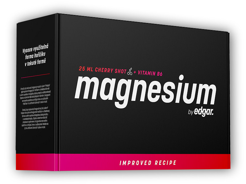 Edgar Magnesium 10x25ml Varianta: višeň + DÁREK ZDARMA
