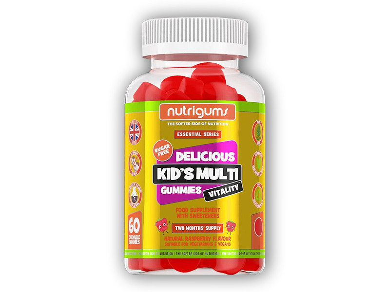 Nutrigums Kids Multi Vitality 60 gummies + DÁREK ZDARMA