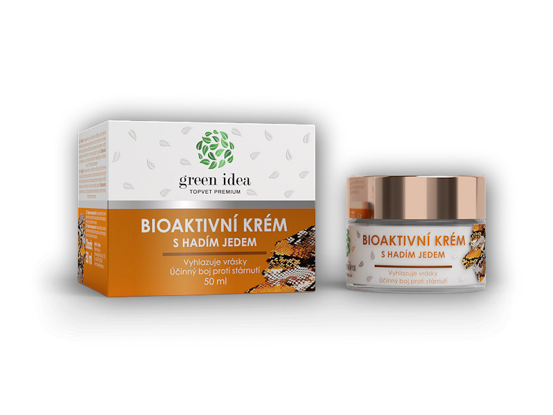 Green Idea Bioaktivní krém s hadím jedem 50ml + DÁREK ZDARMA