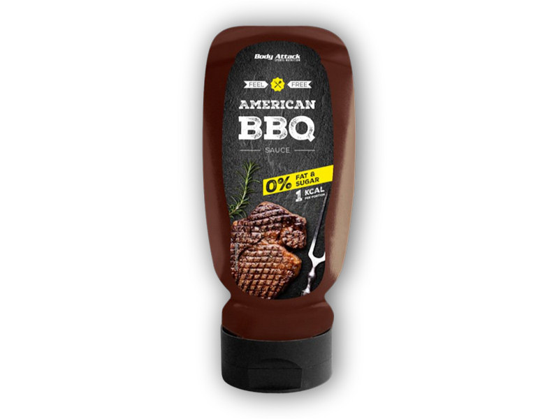 Body Attack Body Attack American BBQ sauce 320ml + DÁREK ZDARMA