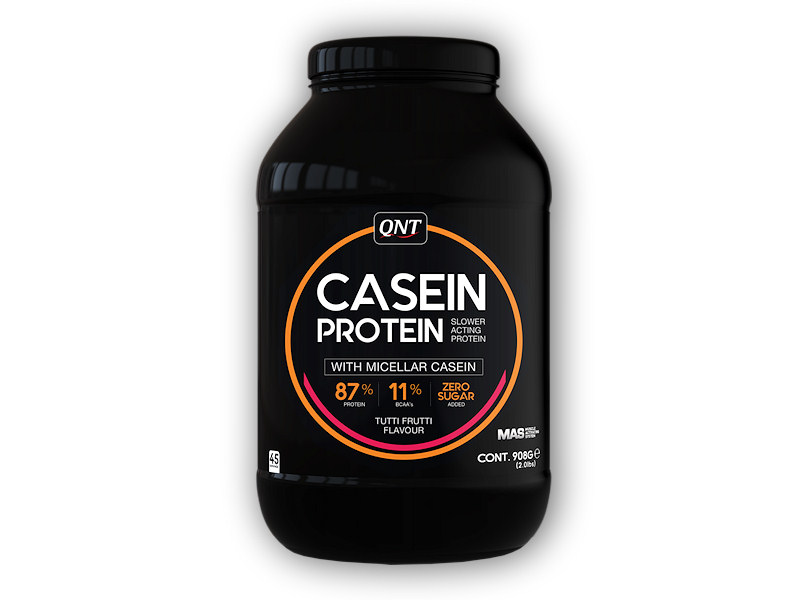 QNT QNT Casein Protein 908g + šťavnatá tyčinka ZDARMA Varianta: belgická čokoláda + DÁREK ZDARMA