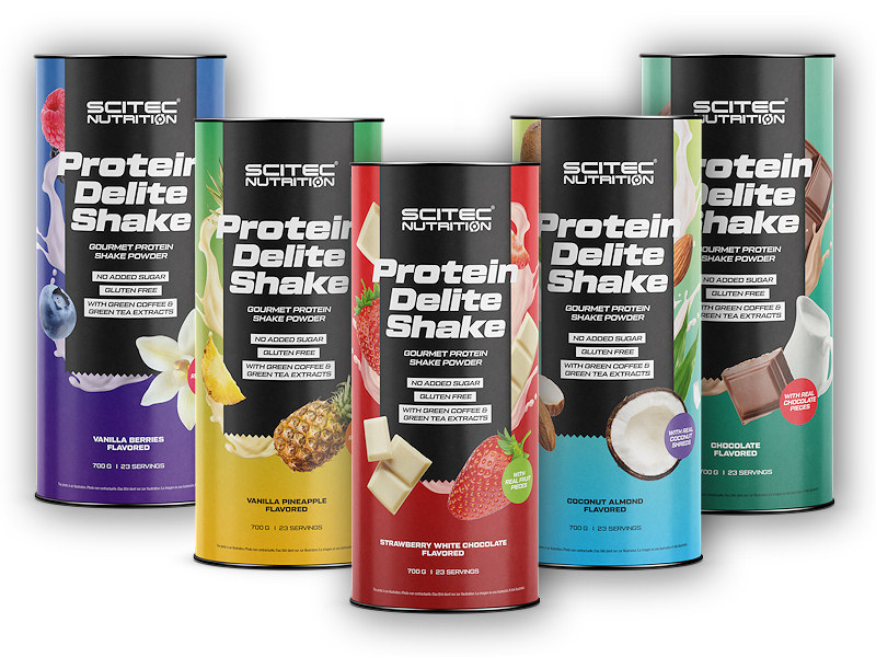 Scitec Nutrition Protein Delite Shake 700g + šťavnatá tyčinka ZDARMA Varianta: čokoláda + DÁREK ZDARMA