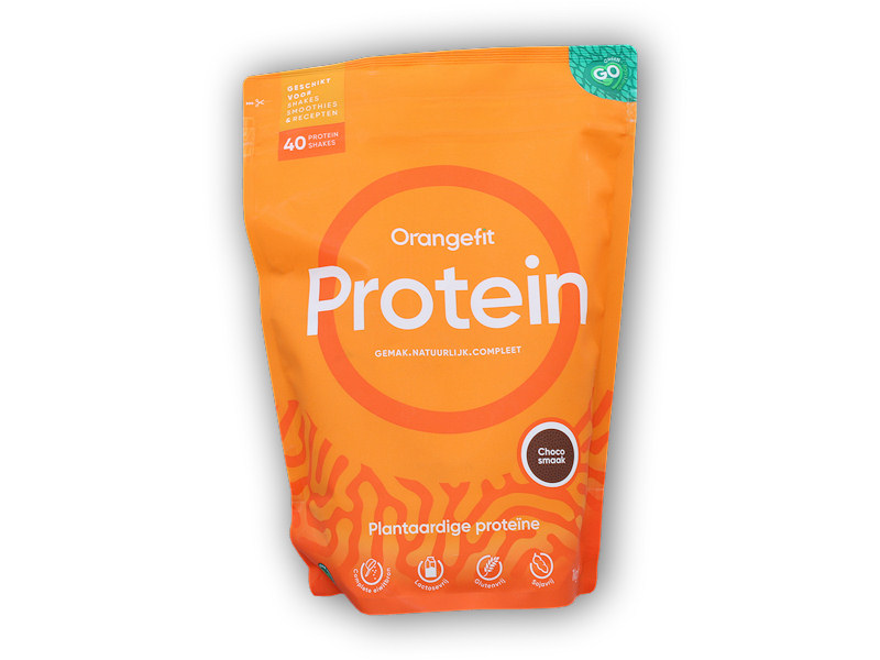 Orangefit Protein (hrachový) 1000g + šťavnatá tyčinka ZDARMA Varianta: jahoda + DÁREK ZDARMA