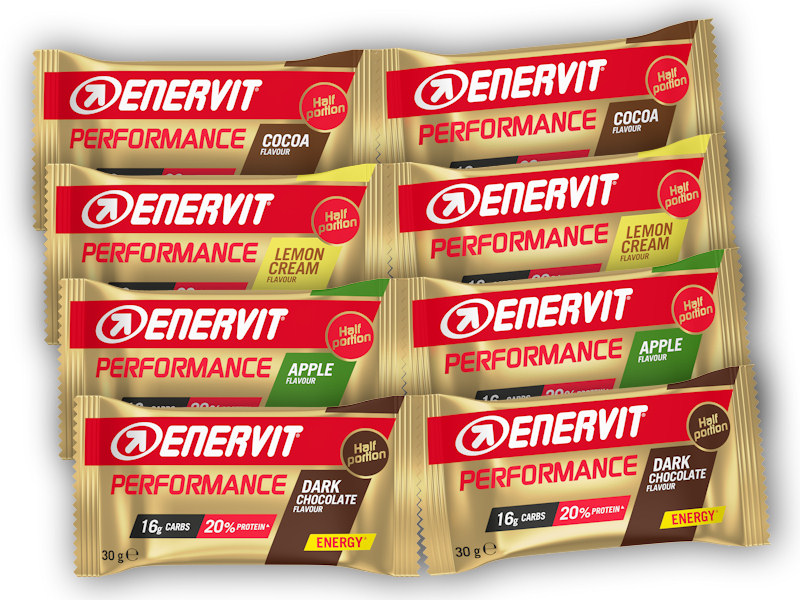 Enervit Enervit Performance bar - Double use 2x30g Varianta: citron + DÁREK ZDARMA