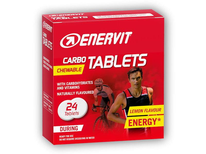 Enervit Enervit Carbo 24 tablet blistr citron + DÁREK ZDARMA