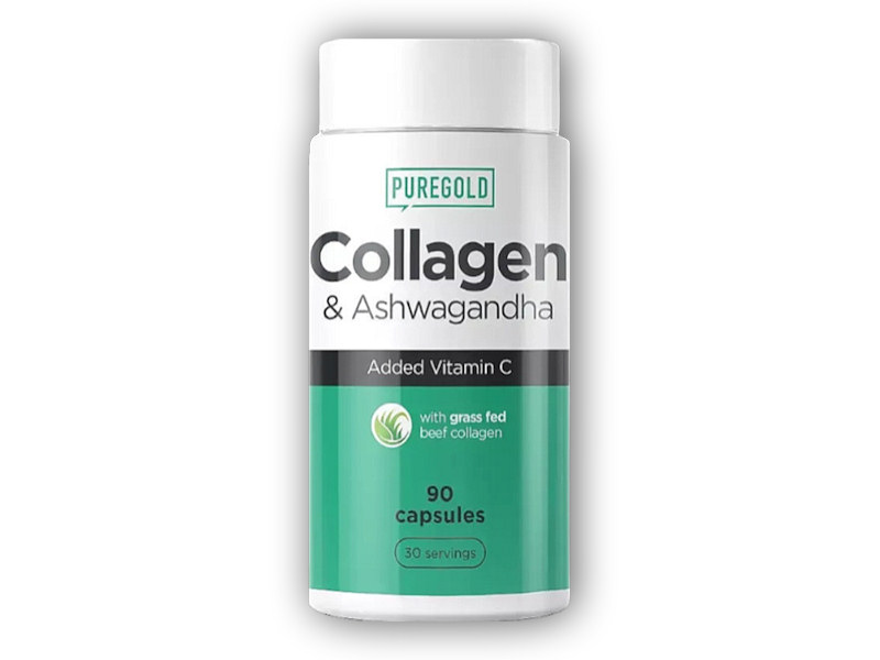 PureGold PureGold Collagen & Ashwagandha 90 kapslí + DÁREK ZDARMA