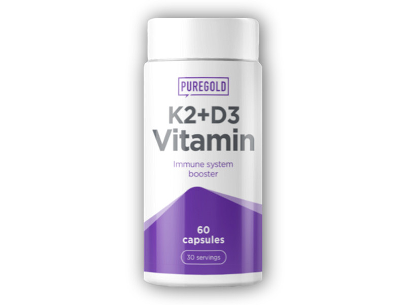 PureGold PureGold Vitamin K2+D3 60 kapslí + DÁREK ZDARMA