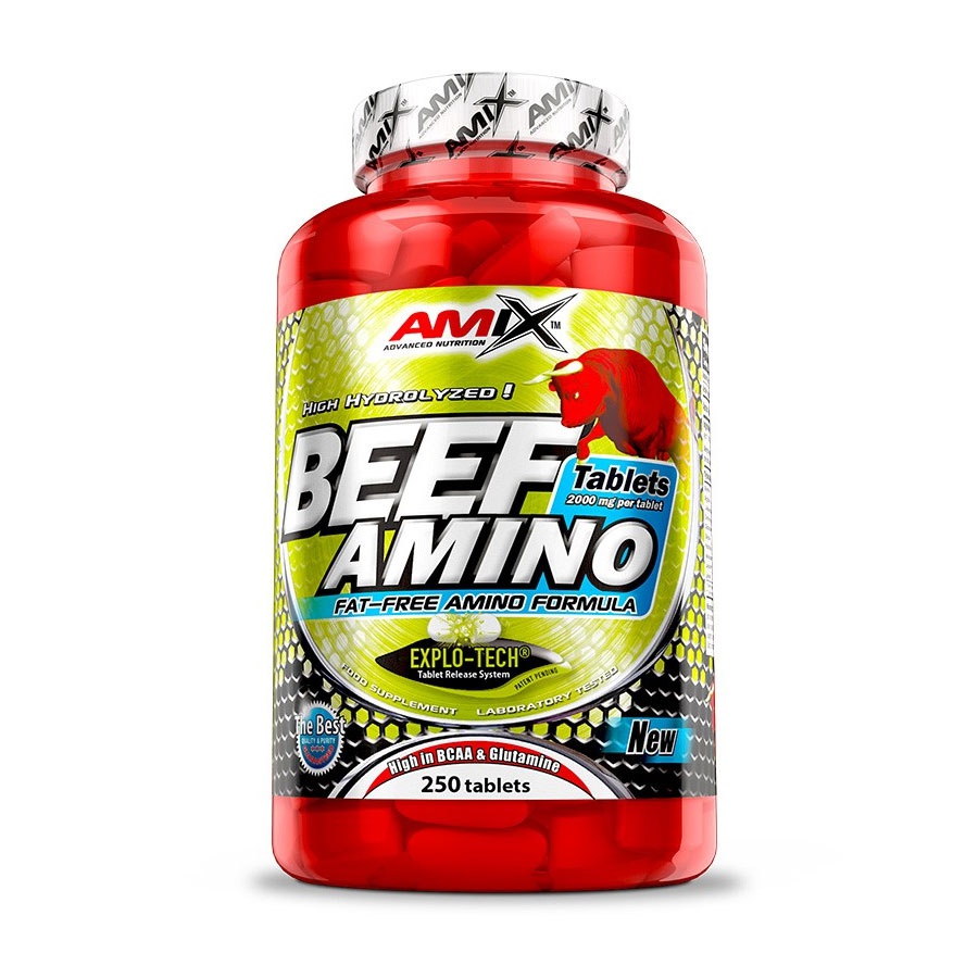 Amix Beef Amino 250 tablet + DÁREK ZDARMA