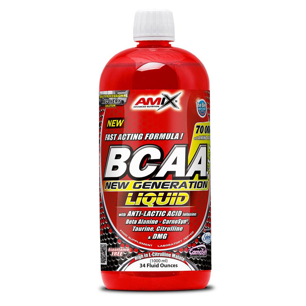 Amix BCAA New Generation Liquid 1000ml Varianta: lemon-lime + DÁREK ZDARMA