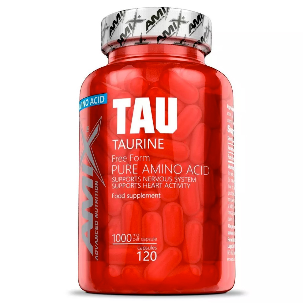 Amix Taurine 120 kapslí + DÁREK ZDARMA