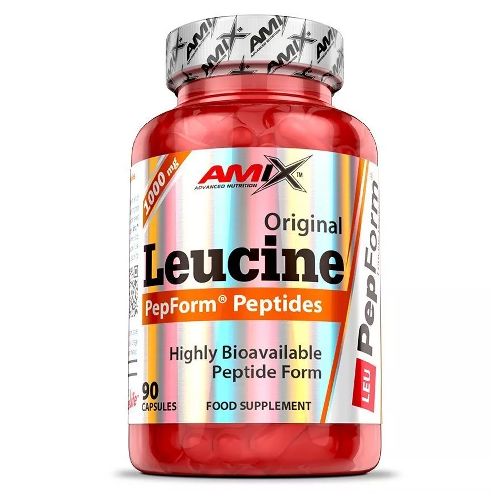 Amix Leucine Peptide PepForm 90 kapslí + DÁREK ZDARMA