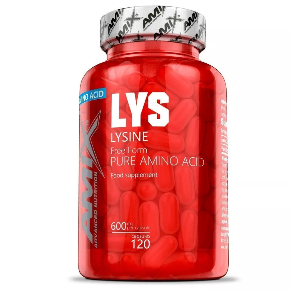 Amix Lysine 600mg 120 kapslí + DÁREK ZDARMA
