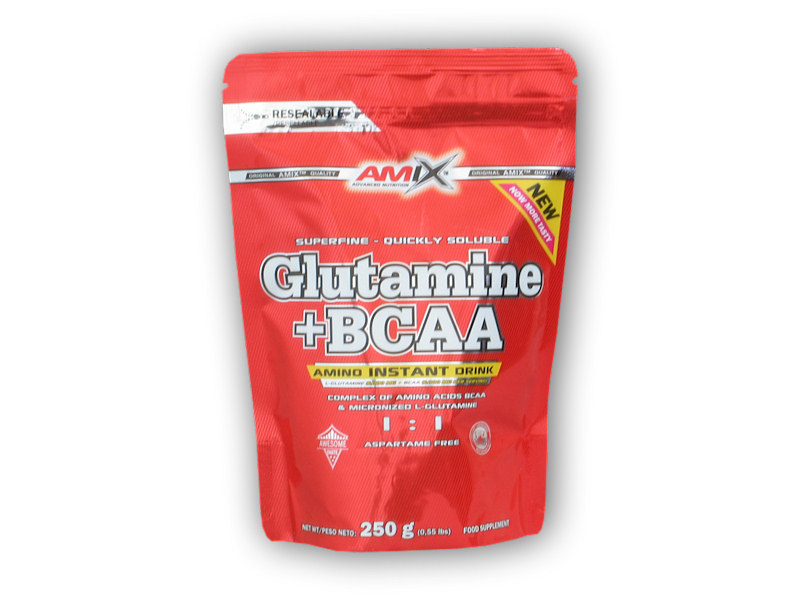 Amix L-Glutamine + BCAA 250g sáček Varianta: forest fruits + DÁREK ZDARMA