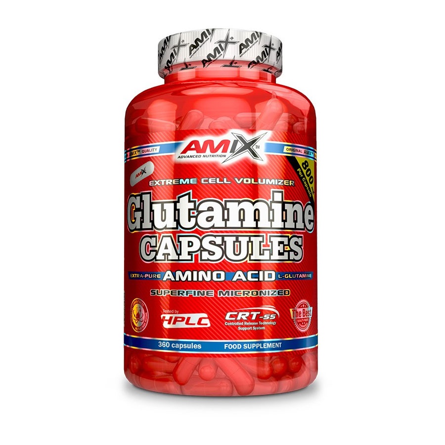 Amix Glutamine Capsules 120 kapslí + DÁREK ZDARMA