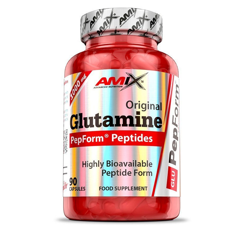 Amix Glutamine PepForm Peptides 90 kapslí + DÁREK ZDARMA