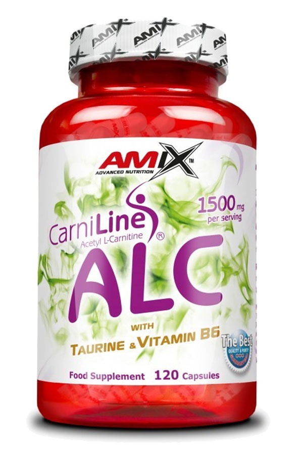 Amix ALC with Taurine + Vitamin B6 120 kapslí + DÁREK ZDARMA
