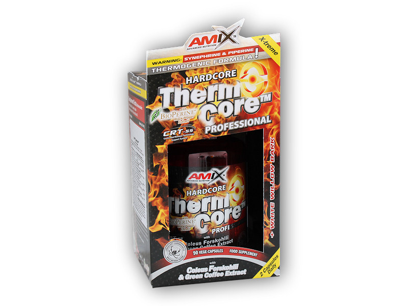 Amix ThermoCore Professional 90 kapslí + šťavnatá tyčinka ZDARMA + DÁREK ZDARMA