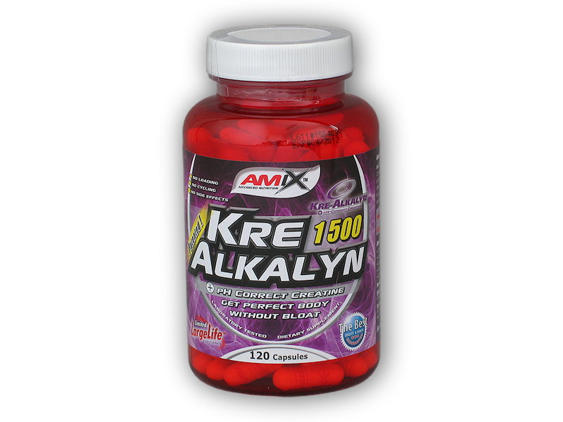 Amix Kre-Alkalyn 120 kapslí + šťavnatá tyčinka ZDARMA + DÁREK ZDARMA