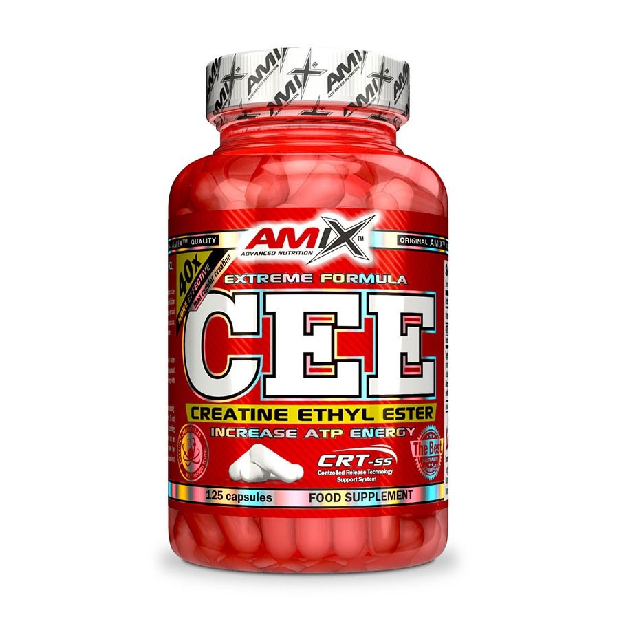 Amix CEE Creatine Ethyl Ester 350 kapslí + šťavnatá tyčinka ZDARMA + DÁREK ZDARMA